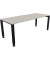 Schreibtisch All in One, manuell höhenverstellbar, 68-82cm (H), 200x80cm (BxT), rechteckig, lichtgrau / anthrazit metallic
