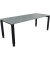 Schreibtisch All in One, manuell höhenverstellbar, 68-82cm (H), 200x80cm (BxT), rechteckig, beton hell / anthrazit metallic