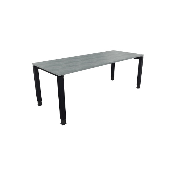 4003969080126 - Schreibtisch All in One 810035283 höhenverstellbar 68-82cm (H) rechteckig beton hell   anthrazitmetallic 4003969080126 Soenne