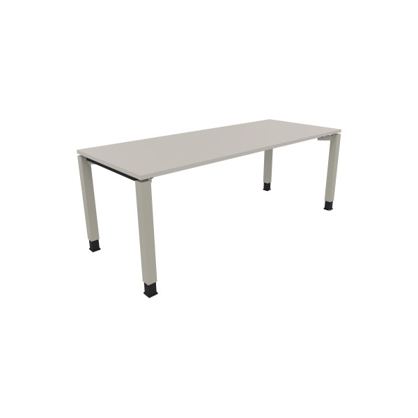 4003969079984 - Schreibtisch All in One 810035381 höhenverstellbar 68-82cm (H) rechteckig lichtgrau   silberaluminium 4003969079984 Soennecke