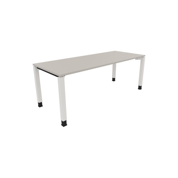 4003969080171 - Schreibtisch All in One 810035481 höhenverstellbar 68-82cm (H) rechteckig lichtgrau   verkehrsweiß 4003969080171 Soennecken