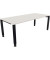 Schreibtisch All in One, manuell höhenverstellbar, 68-82cm (H), 200x90cm (BxT), rechteckig, weiß / anthrazit metallic