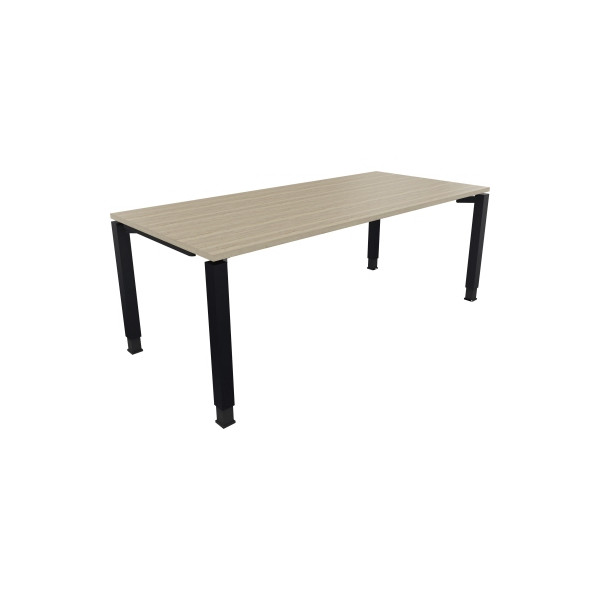 4003969080041 - Schreibtisch All in One 810035571 höhenverstellbar 68-82cm (H) rechteckig eiche natur   anthrazitmetallic 4003969080041 Soenn