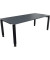 Schreibtisch All in One, manuell höhenverstellbar, 68-82cm (H), 200x90cm (BxT), rechteckig, lavagrau / anthrazit metallic