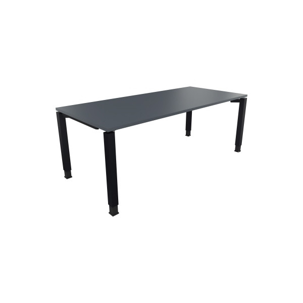 4003969080003 - Schreibtisch All in One 810035582 höhenverstellbar 68-82cm (H) rechteckig lavagrau   anthrazitmetallic 4003969080003 Soenneck
