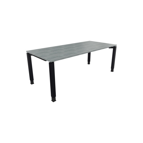 4003969080157 - Schreibtisch All in One 810035583 höhenverstellbar 68-82cm (H) rechteckig beton hell   anthrazitmetallic 4003969080157 Soenne