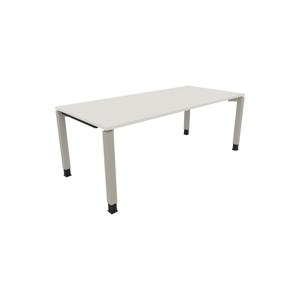 4003969078970 - Schreibtisch All in One 810035601 höhenverstellbar 68-82cm (H) rechteckig diamantweiß   silberaluminium 4003969078970 Soennec
