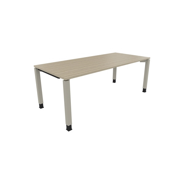 4003969078963 - Schreibtisch All in One 810035671 höhenverstellbar 68-82cm (H) rechteckig eiche natur   silberaluminium 4003969078963 Soennec