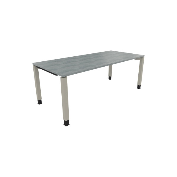 4003969078925 - Schreibtisch All in One 810035683 höhenverstellbar 68-82cm (H) rechteckig beton hell   silberaluminium 4003969078925 Soenneck