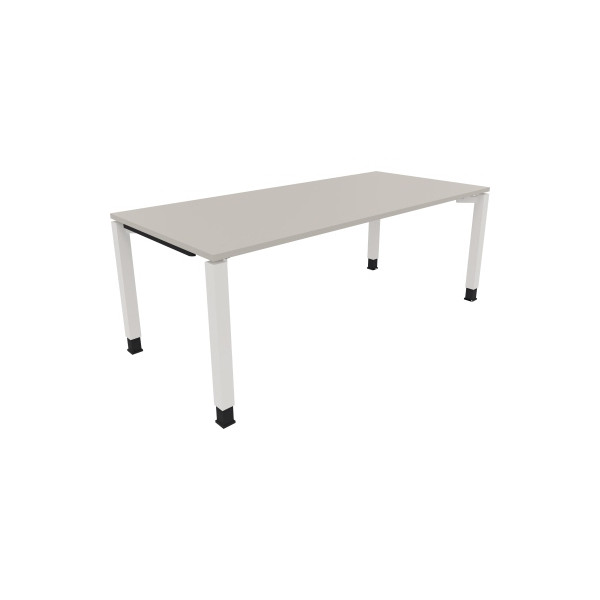 4003969078918 - Schreibtisch All in One 810035781 höhenverstellbar 68-82cm (H) rechteckig lichtgrau   verkehrsweiß 4003969078918 Soennecken
