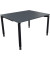 Schreibtisch All in One, manuell höhenverstellbar, 68-82cm (H), 120x100cm (BxT), rechteckig, lavagrau / anthrazit metallic