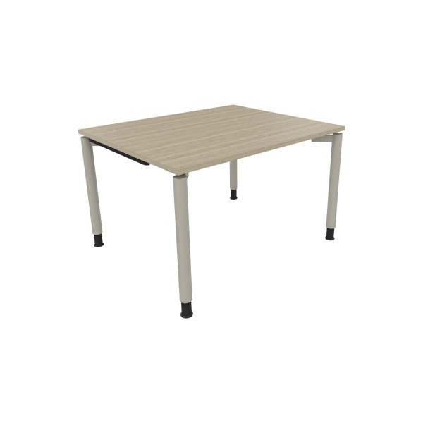 4003969080218 - Schreibtisch All in One 810035971 höhenverstellbar 68-82cm (H) rechteckig eiche natur   silberaluminium 4003969080218 Soennec