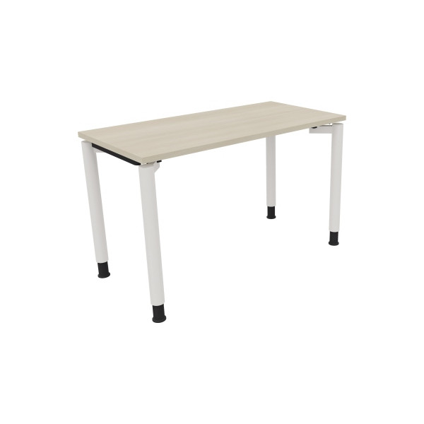 4003969079045 - Schreibtisch All in One 810036372 höhenverstellbar 68-82cm (H) rechteckig akazie hell   verkehrsweiß 4003969079045 Soennecken