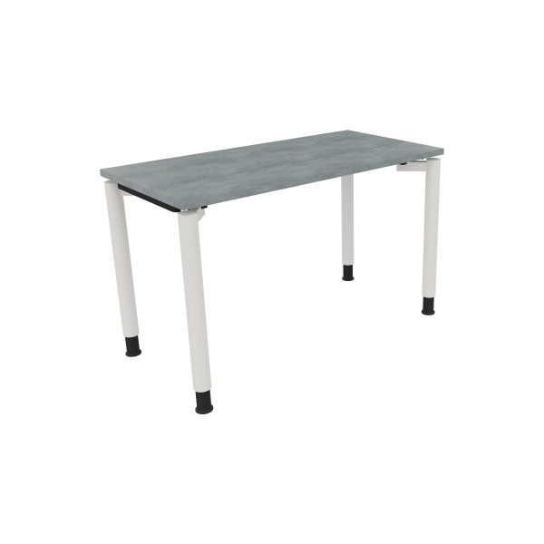 4003969079106 - Schreibtisch All in One 810036383 höhenverstellbar 68-82cm (H) rechteckig beton hell   verkehrsweiß 4003969079106 Soennecken