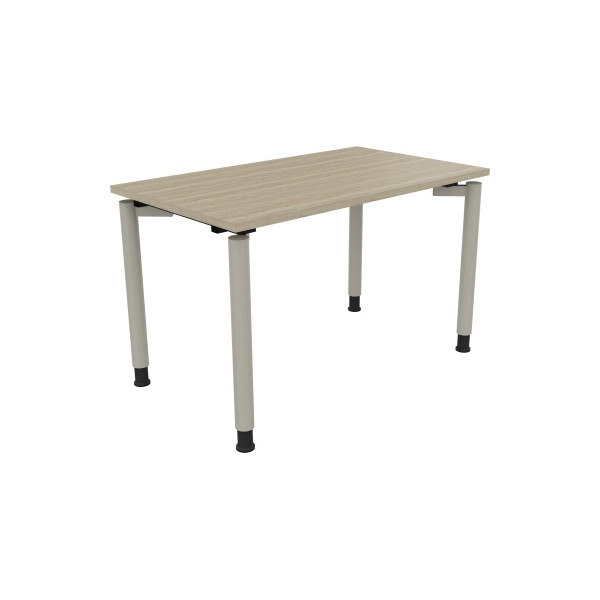 4003969080461 - Schreibtisch All in One 810036571 höhenverstellbar 68-82cm (H) rechteckig eiche natur   silberaluminium 4003969080461 Soennec