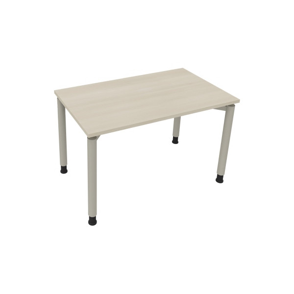 4003969080430 - Schreibtisch All in One 810036572 höhenverstellbar 68-82cm (H) rechteckig akazie hell   silberaluminium 4003969080430 Soennec