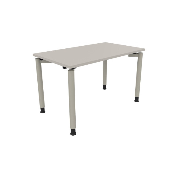 4003969080416 - Schreibtisch All in One 810036581 höhenverstellbar 68-82cm (H) rechteckig lichtgrau   silberaluminium 4003969080416 Soennecke