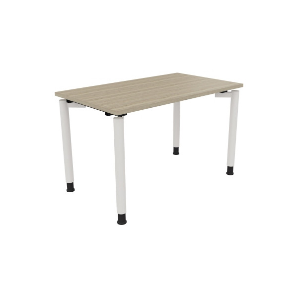 4003969080508 - Schreibtisch All in One 810036671 höhenverstellbar 68-82cm (H) rechteckig eiche natur   verkehrsweiß 4003969080508 Soennecken