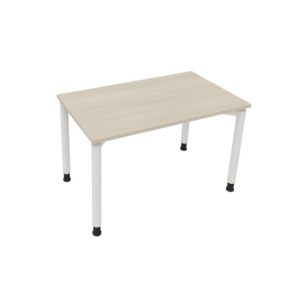 4003969080584 - Schreibtisch All in One 810036672 höhenverstellbar 68-82cm (H) rechteckig akazie hell   verkehrsweiß 4003969080584 Soennecken