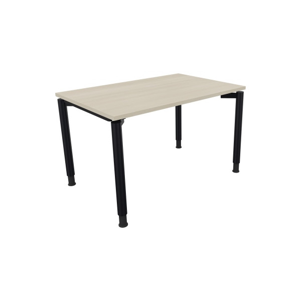 4003969080560 - Schreibtisch All in One 810036772 höhenverstellbar 68-82cm (H) rechteckig akazie hell   anthrazitmetallic 4003969080560 Soenn