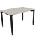 Schreibtisch All in One, manuell höhenverstellbar, 68-82cm (H), 120x80cm (BxT), rechteckig, lichtgrau / anthrazit metallic
