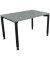 Schreibtisch All in One, manuell höhenverstellbar, 68-82cm (H), 120x80cm (BxT), rechteckig, beton hell / anthrazit metallic