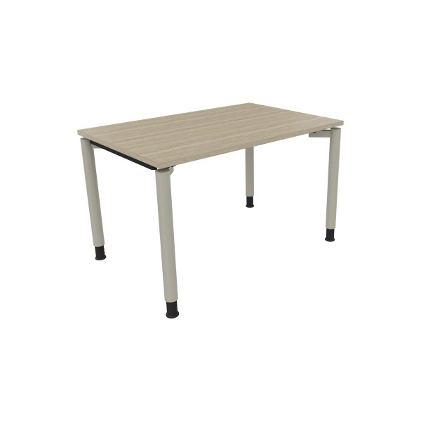 4003969079878 - Schreibtisch All in One 810036871 höhenverstellbar 68-82cm (H) rechteckig eiche natur   silberaluminium 4003969079878 Soennec