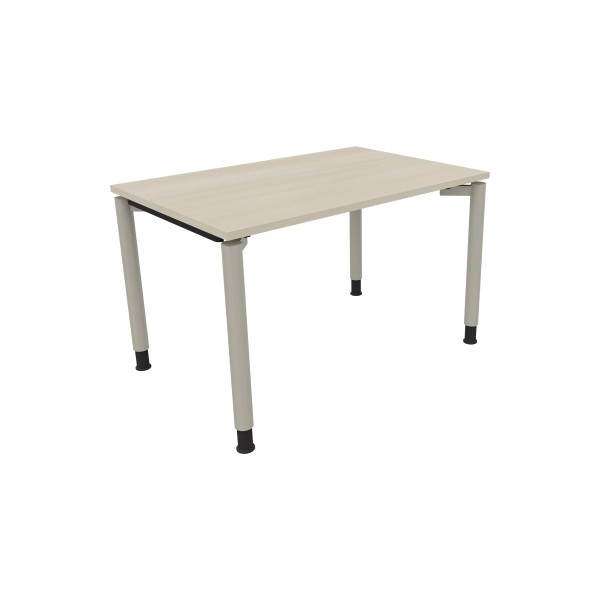 4003969079816 - Schreibtisch All in One 810036872 höhenverstellbar 68-82cm (H) rechteckig akazie hell   silberaluminium 4003969079816 Soennec