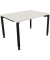 Schreibtisch All in One, manuell höhenverstellbar, 68-82cm (H), 120x90cm (BxT), rechteckig, weiß / anthrazit metallic