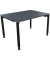 Schreibtisch All in One, manuell höhenverstellbar, 68-82cm (H), 120x90cm (BxT), rechteckig, lavagrau / anthrazit metallic