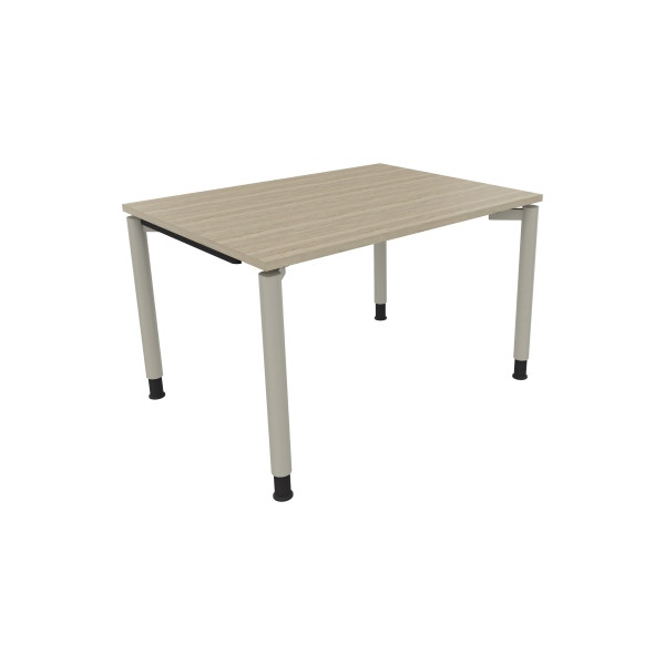 4003969081055 - Schreibtisch All in One 810037171 höhenverstellbar 68-82cm (H) rechteckig eiche natur   silberaluminium 4003969081055 Soennec
