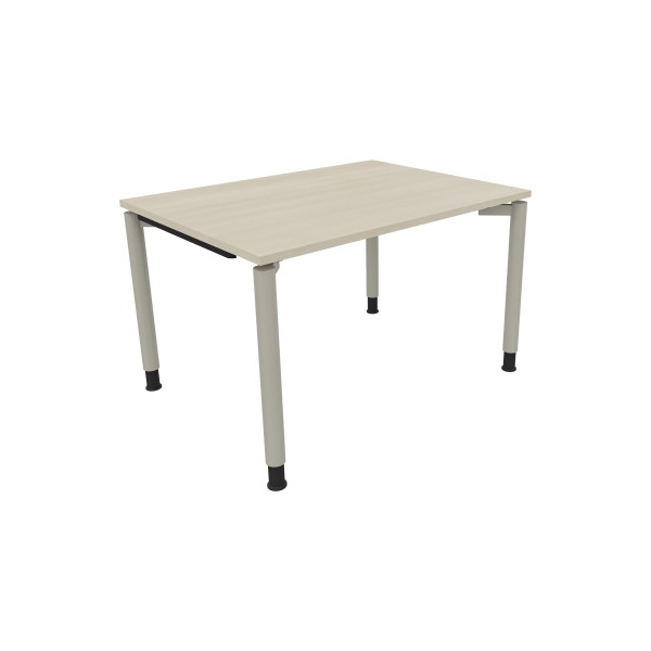 4003969080904 - Schreibtisch All in One 810037172 höhenverstellbar 68-82cm (H) rechteckig akazie hell   silberaluminium 4003969080904 Soennec