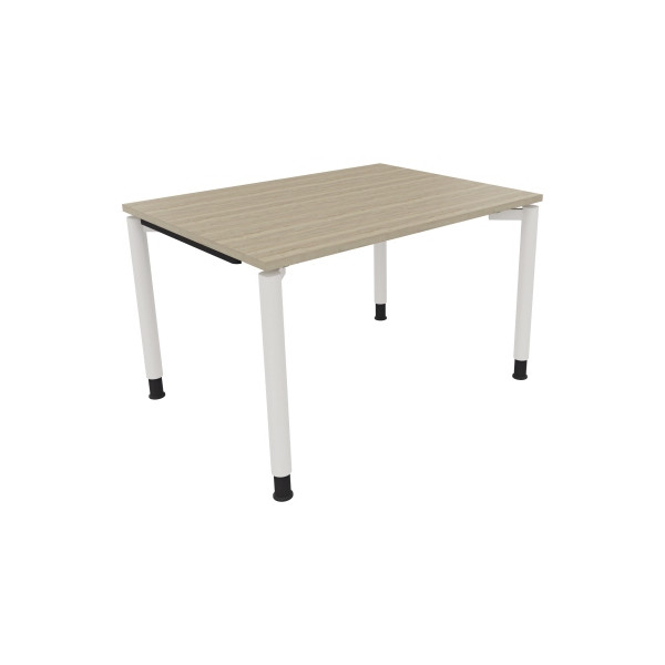 4003969081079 - Schreibtisch All in One 810037271 höhenverstellbar 68-82cm (H) rechteckig eiche natur   verkehrsweiß 4003969081079 Soennecken