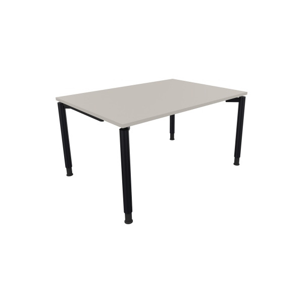 4003969080713 - Schreibtisch All in One 810037381 höhenverstellbar 68-82cm (H) rechteckig lichtgrau   anthrazitmetallic 4003969080713 Soennec