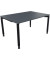 Schreibtisch All in One, manuell höhenverstellbar, 68-82cm (H), 140x100cm (BxT), rechteckig, lavagrau / anthrazit metallic