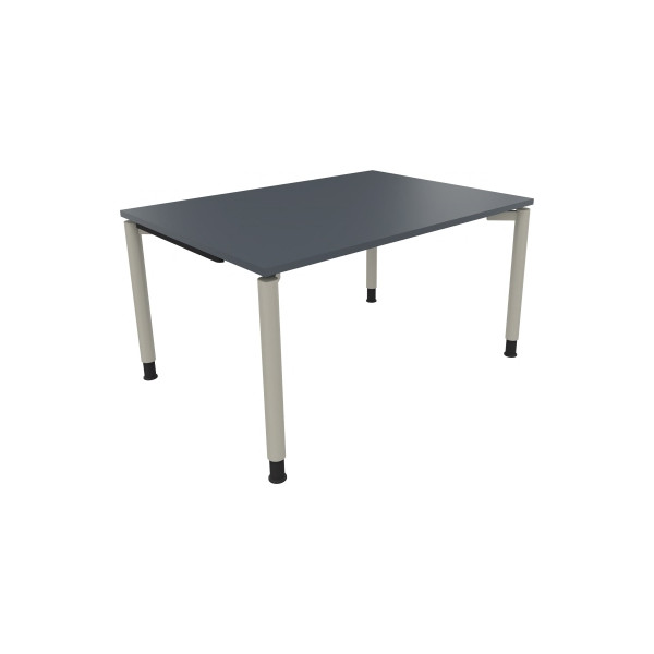 4003969080607 - Schreibtisch All in One 810037482 höhenverstellbar 68-82cm (H) rechteckig lavagrau   silberaluminium 4003969080607 Soennecken