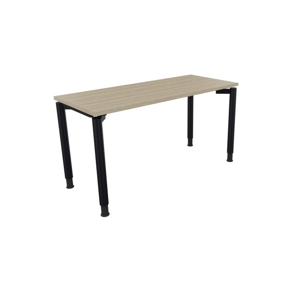 4003969081123 - Schreibtisch All in One 810037671 höhenverstellbar 68-82cm (H) rechteckig eiche natur   anthrazitmetallic 4003969081123 Soenn