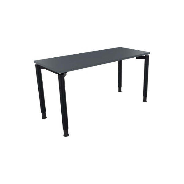 4003969081307 - Schreibtisch All in One 810037682 höhenverstellbar 68-82cm (H) rechteckig lavagrau   anthrazitmetallic 4003969081307 Soenneck