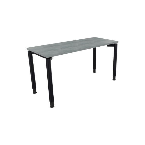 4003969081185 - Schreibtisch All in One 810037683 höhenverstellbar 68-82cm (H) rechteckig beton hell   anthrazitmetallic 4003969081185 Soenne