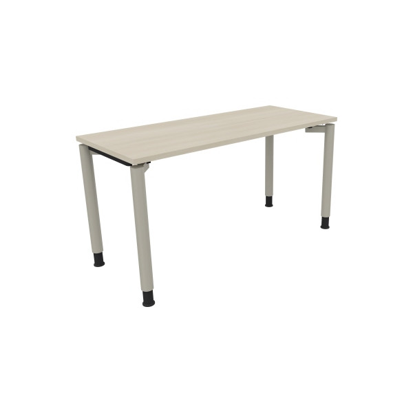 4003969081192 - Schreibtisch All in One 810037772 höhenverstellbar 68-82cm (H) rechteckig akazie hell   silberaluminium 4003969081192 Soennec