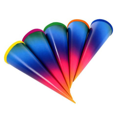 Geschwisterschult&uuml;te 93829, regenbogen, 35cm, rund
