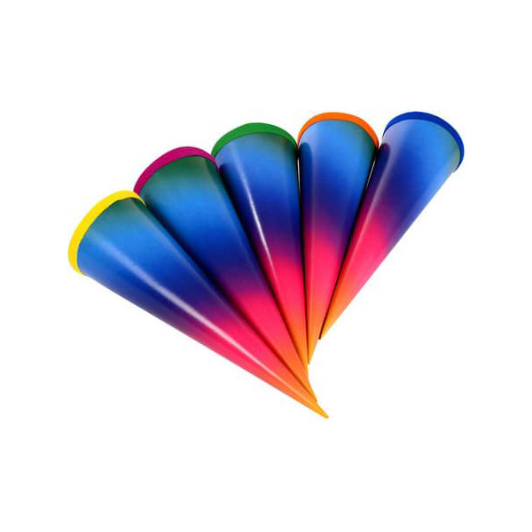 4009835938294 - Bastel-Schultüte Regenbogen 35cm rund 93829 4009835938294 Goldbuch