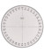 Kunststoff-Winkelmesser 360°- Vollkreis 1512/5 transparent Ø 12cm