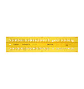Kunststoff-Schablone Schrift 5301/3 gelb-transparent Schrifthöhe 3,5mm