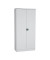 Aktenschrank 100070, Stahl abschließbar, 5 OH, 92 x 195 x 42 cm, lichtgrau