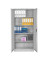 Aktenschrank 100064, Stahl abschließbar, 5 OH, 92 x 195 x 42 cm, lichtgrau