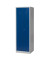 Putzmittelschrank 104432, abschlie&szlig;bar, lichtgrau/enzianblau, 60x180x50cm (BxHxT)