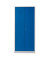 Putzmittelschrank 104528, abschlie&szlig;bar, lichtgrau/enzianblau, 80x180x50cm (BxHxT)