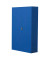 Aktenschrank 111155, Stahl abschließbar, 5 OH, 120 x 195 x 42 cm, blau