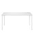 Schreibtisch, 75cm (H), 160x80cm (BxT), rechteckig, weiß / weiß